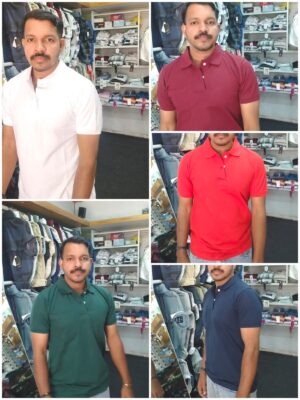 Collar T Shirt-Plain