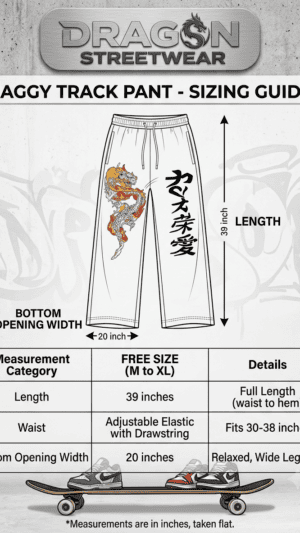 track pant baggy puff design